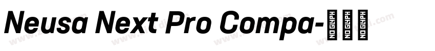 Neusa Next Pro Compa字体转换